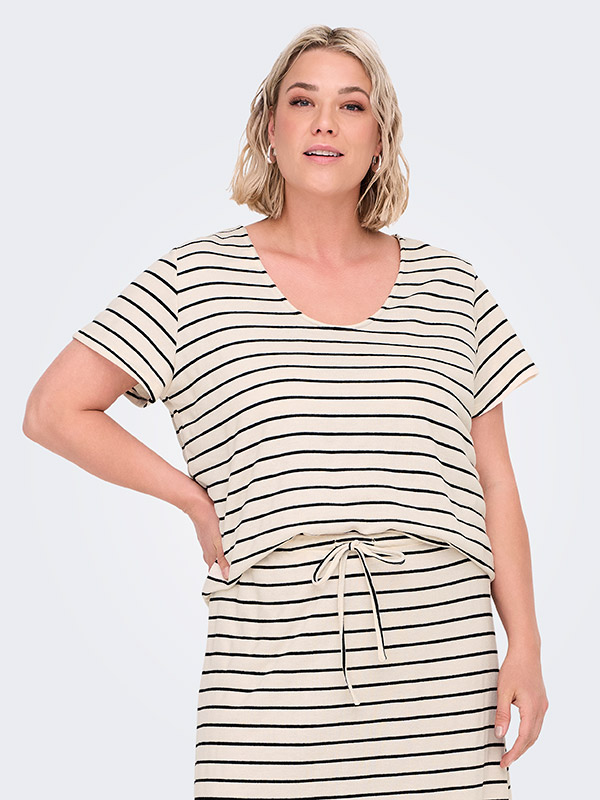 CARJANA - Plus Size T-shirt fra Only Carmakoma