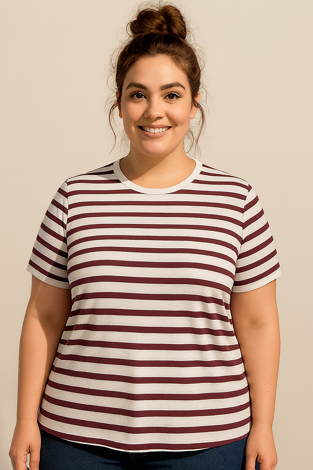 CARNEW - Plus Size T-shirt fra Only Carmakoma