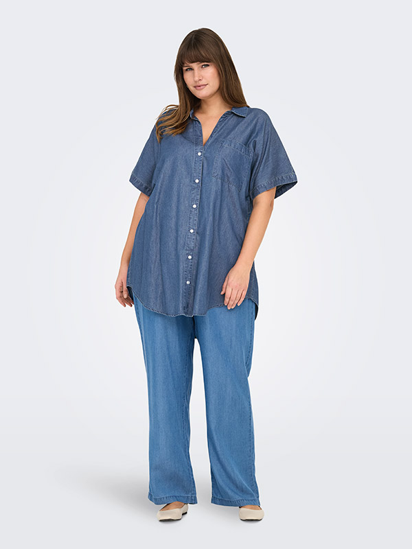 CARPENNA - Plus Size Skjorte fra Only Carmakoma