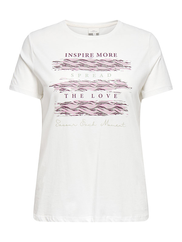 CARCRUZ - Plus Size T-shirt fra Only Carmakoma