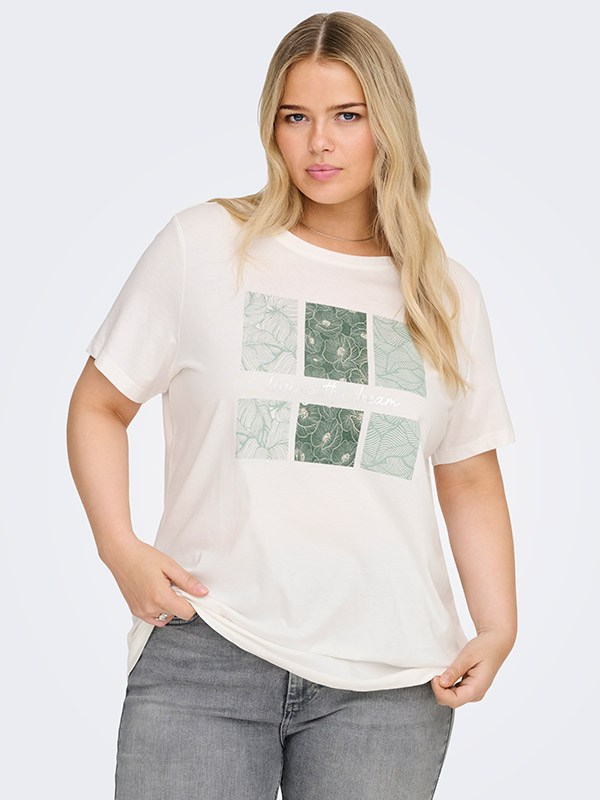 CARCRUZ - Plus Size T-shirt fra Only Carmakoma