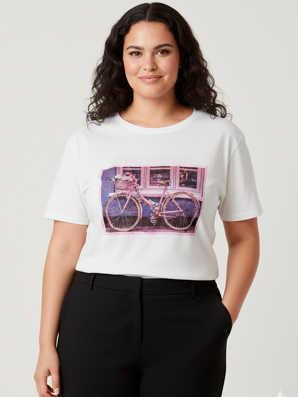 CARCRUZ - Plus Size T-shirt fra Only Carmakoma