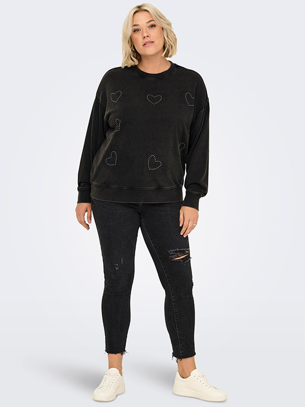 CARINDA - Plus Size Bluse fra Only Carmakoma