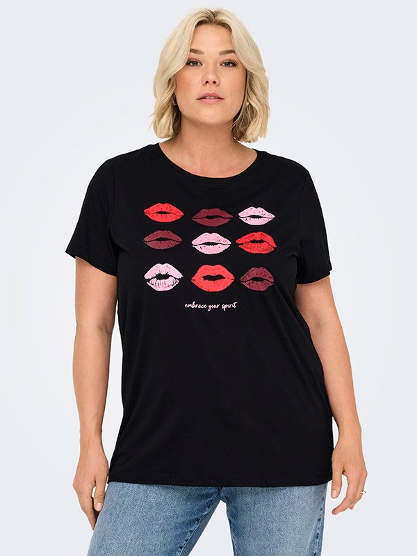 CARSIMONE - Plus Size T-shirt fra Only Carmakoma