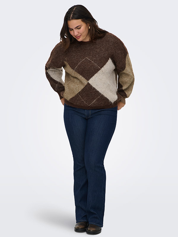 CARNOEME - Plus Size Genser fra Only Carmakoma