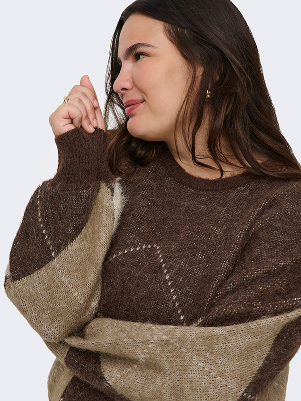 CARNOEME - Plus Size Genser fra Only Carmakoma