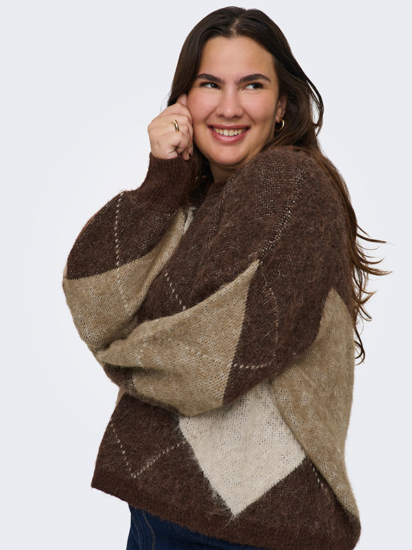 CARNOEME - Plus Size Genser fra Only Carmakoma