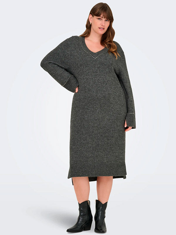 CARELSIE - Plus Size Kjole fra Only Carmakoma