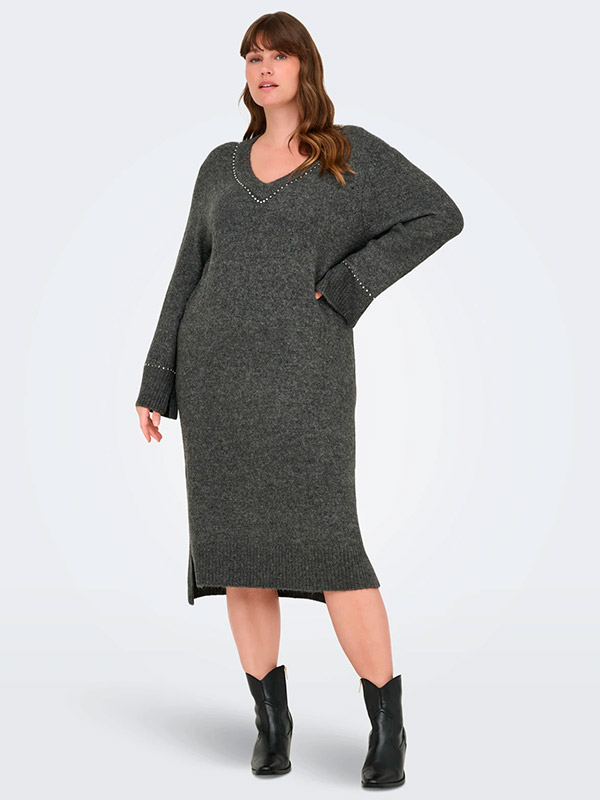 CARELSIE - Plus Size Kjole fra Only Carmakoma