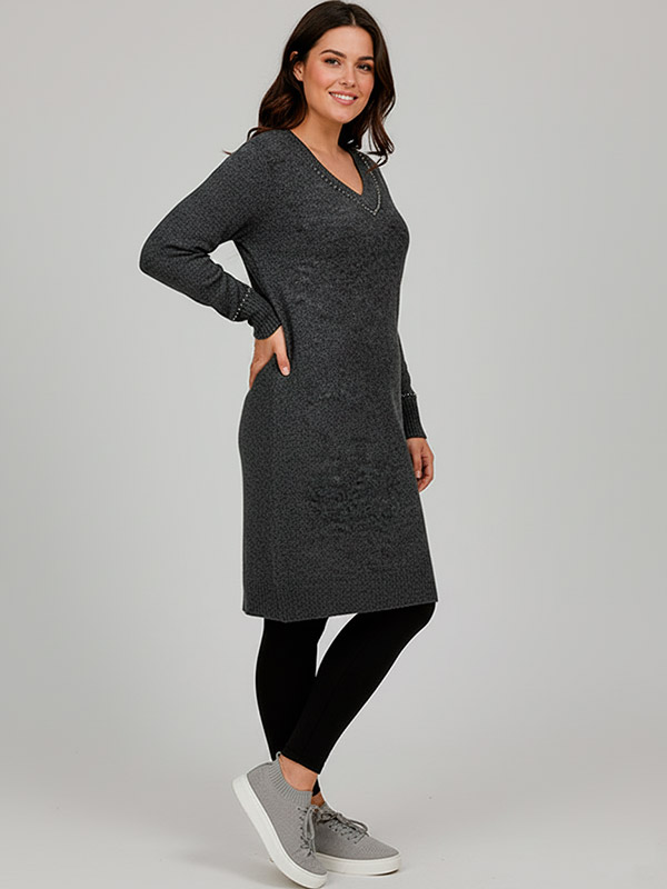 CARELSIE - Plus Size Kjole fra Only Carmakoma