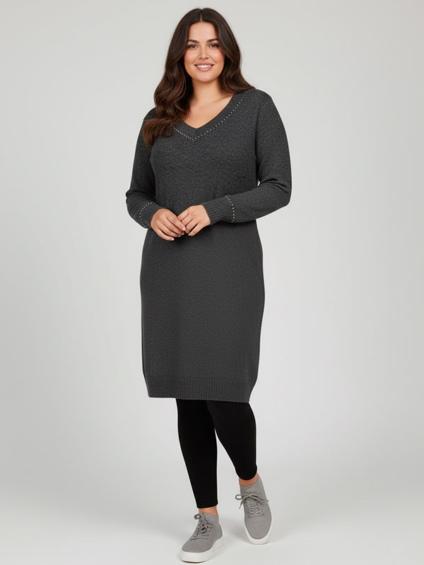 CARELSIE - Plus Size Kjole fra Only Carmakoma
