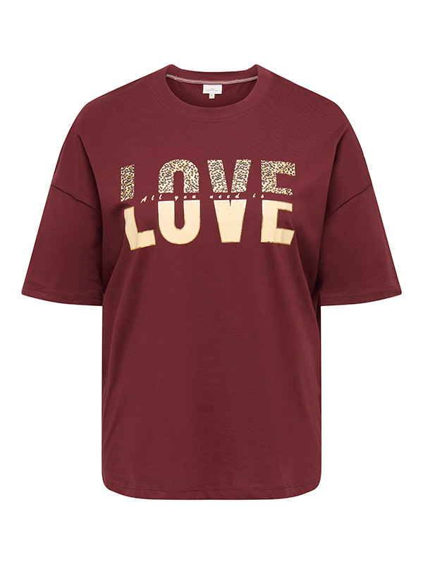 CARKOURTNEY - Plus Size T-shirt fra Only Carmakoma