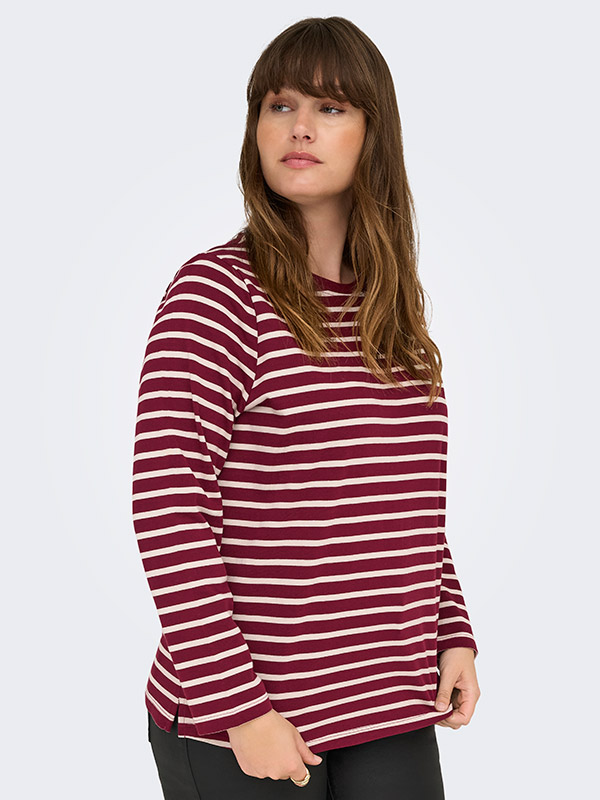 CARNEW - Plus Size Bluse fra Only Carmakoma