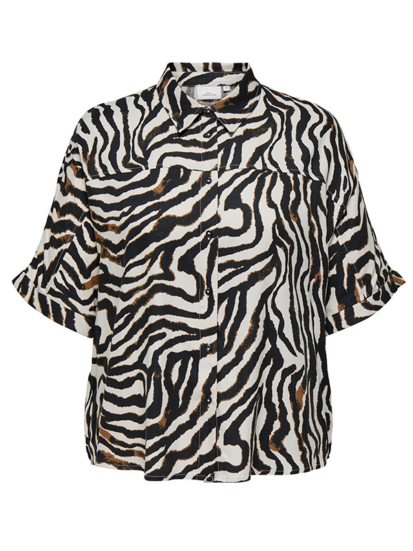 CARBERTE - Plus Size Skjorte fra Only Carmakoma