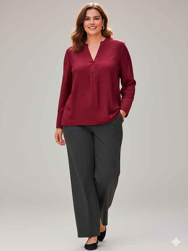 CARANJANA - Plus Size Bluse fra Only Carmakoma