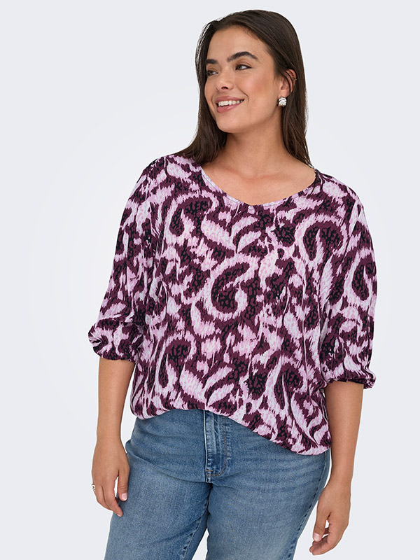 CARTYLA - Plus Size Bluse fra Only Carmakoma
