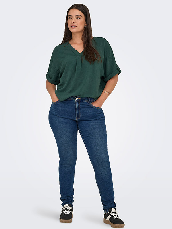 CARMETTA - Plus Size Bluse fra Only Carmakoma
