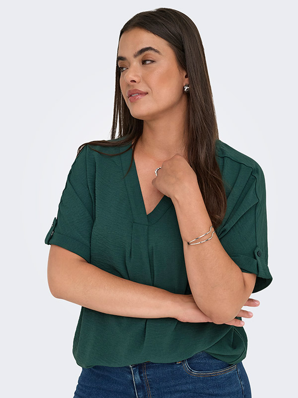 CARMETTA - Plus Size Bluse fra Only Carmakoma