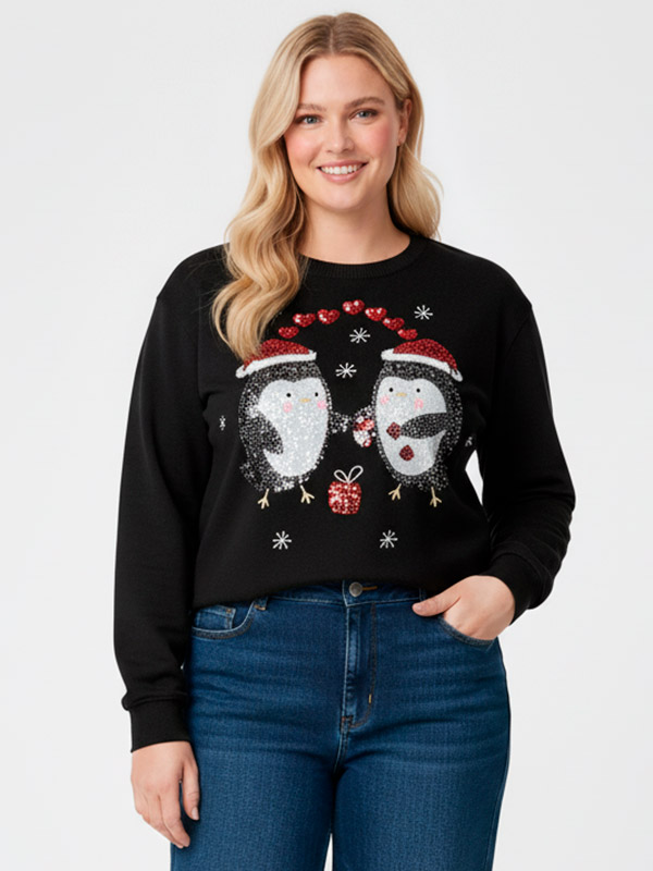 CARXMAS - Plus Size Genser fra Only Carmakoma