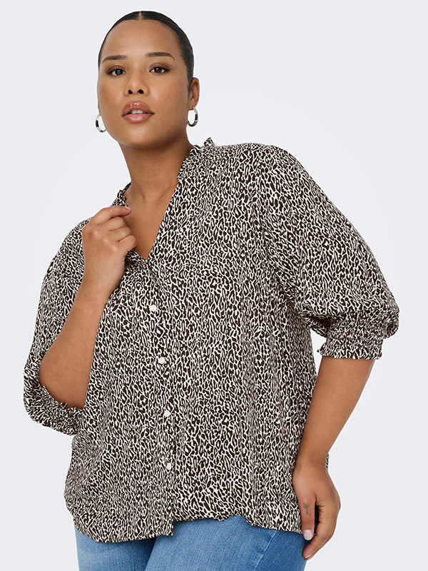 CARRAYA - Plus Size Bluse fra Only Carmakoma