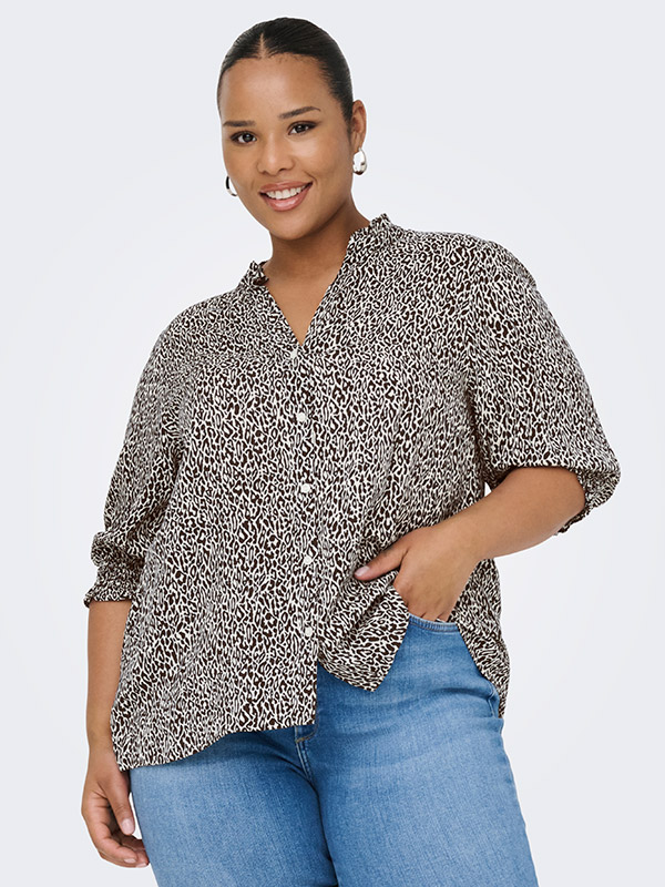 CARRAYA - Plus Size Bluse fra Only Carmakoma