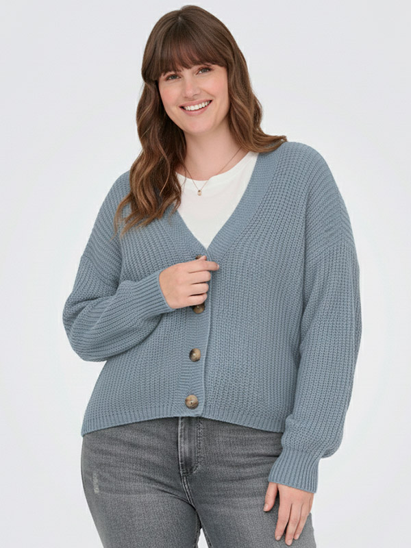 CARCAROL - Plus Size Cardigan fra Only Carmakoma