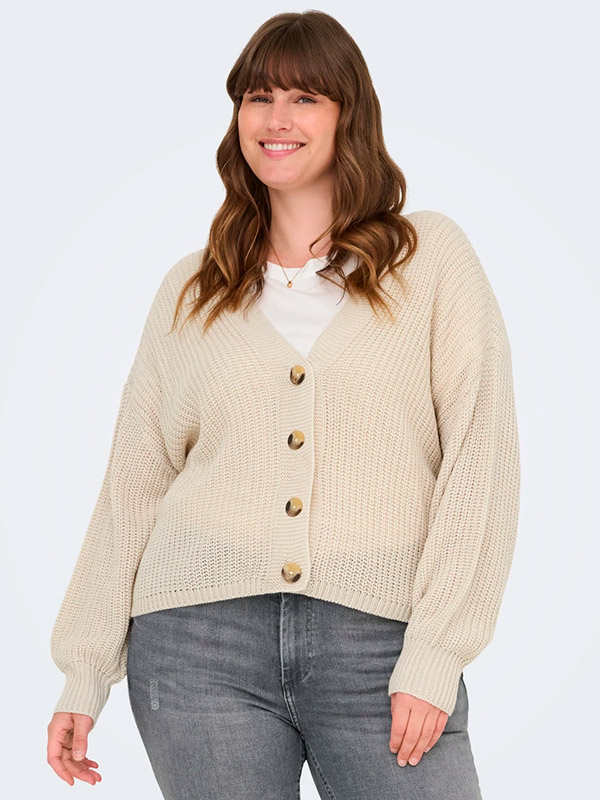CARCAROL - Plus Size Cardigan fra Only Carmakoma