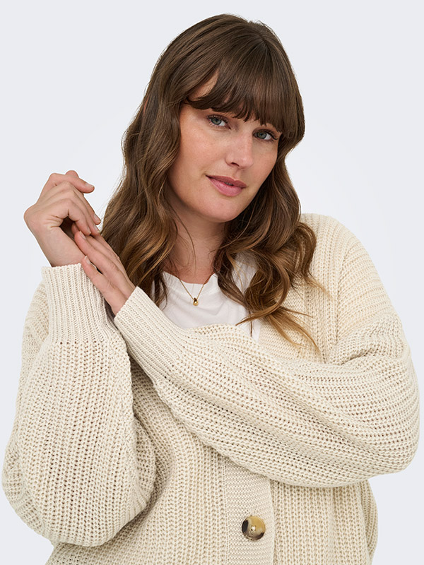 CARCAROL - Plus Size Cardigan fra Only Carmakoma