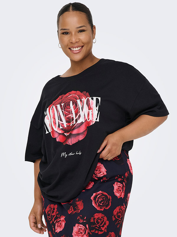 CARROSE - Plus Size T-shirt fra Only Carmakoma