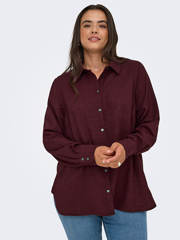 CARBAY - Plus Size Skjorte fra Only Carmakoma