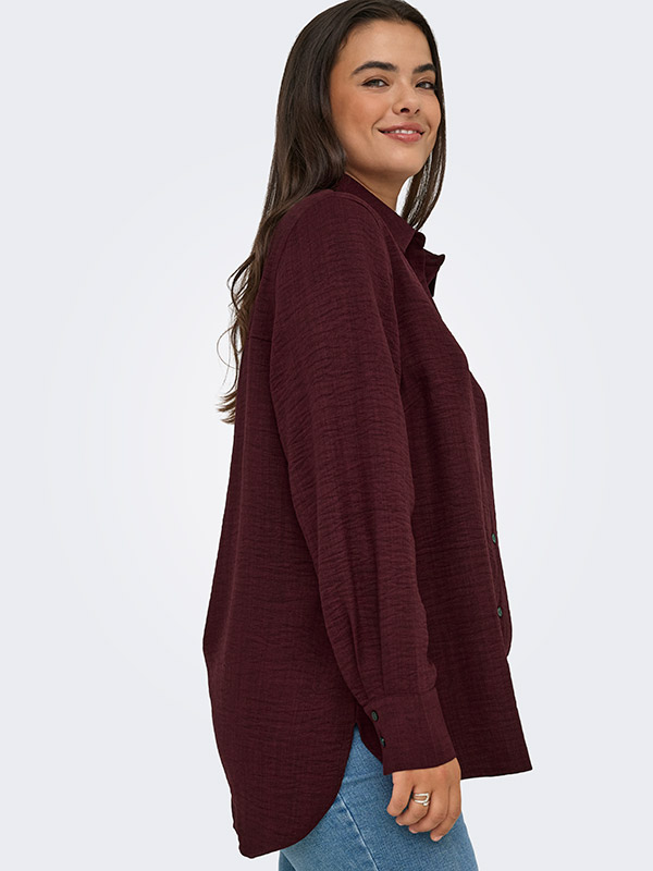 CARBAY - Plus Size Skjorte fra Only Carmakoma