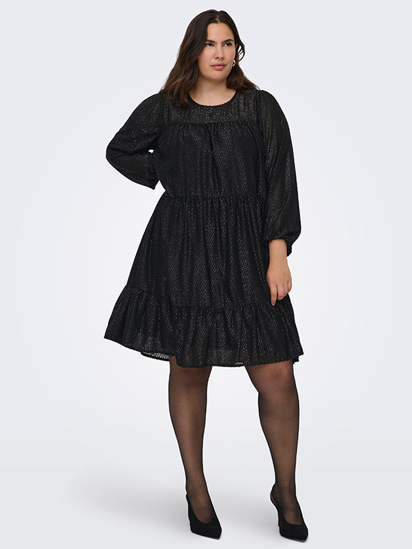 CARSILVANA - Plus Size Kjole fra Only Carmakoma