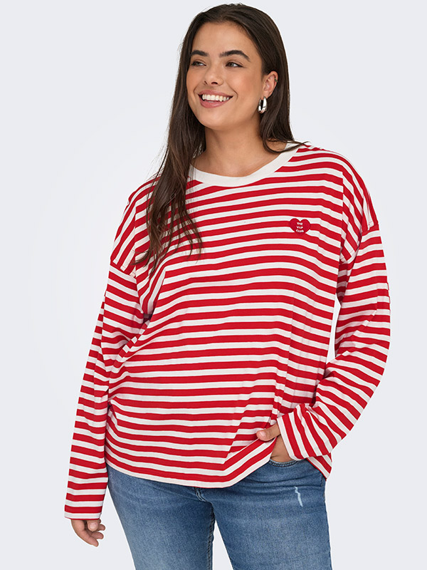 CARLIVINA - Plus Size Bluse fra Only Carmakoma