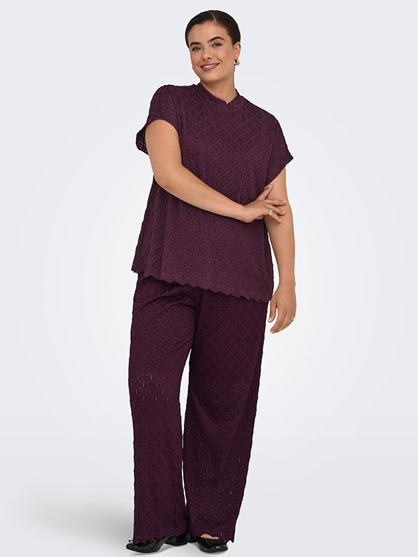 CARAUBREY - Plus Size Bluse fra Only Carmakoma