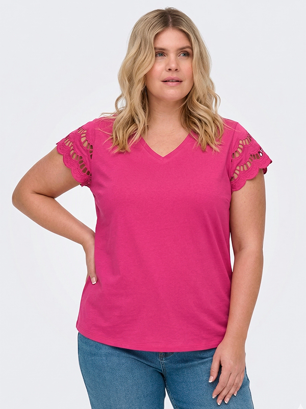 CARBELLAY - Plus Size T-skjorte fra Only Carmakoma