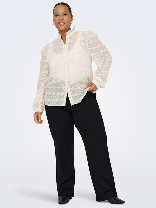 CARCHLOEY - Plus Size Skjorte fra Only Carmakoma