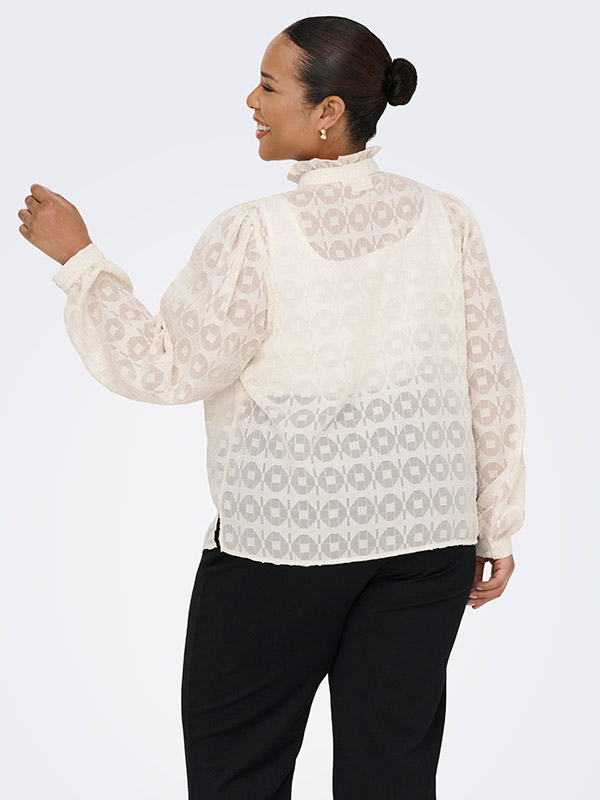 CARCHLOEY - Plus Size Skjorte fra Only Carmakoma