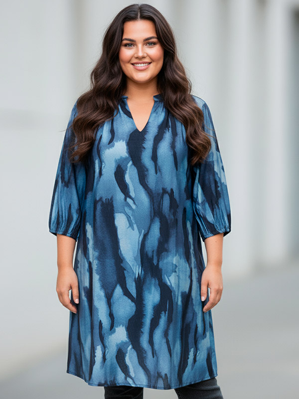 CARTEMPI - Plus Size Kjole fra Only Carmakoma