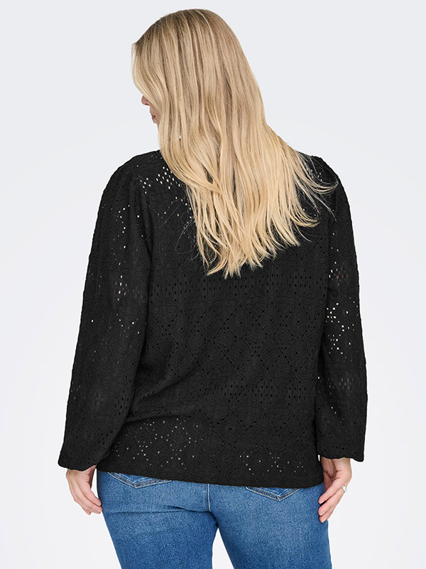 CARLUZIA - Plus Size Bluse fra Only Carmakoma
