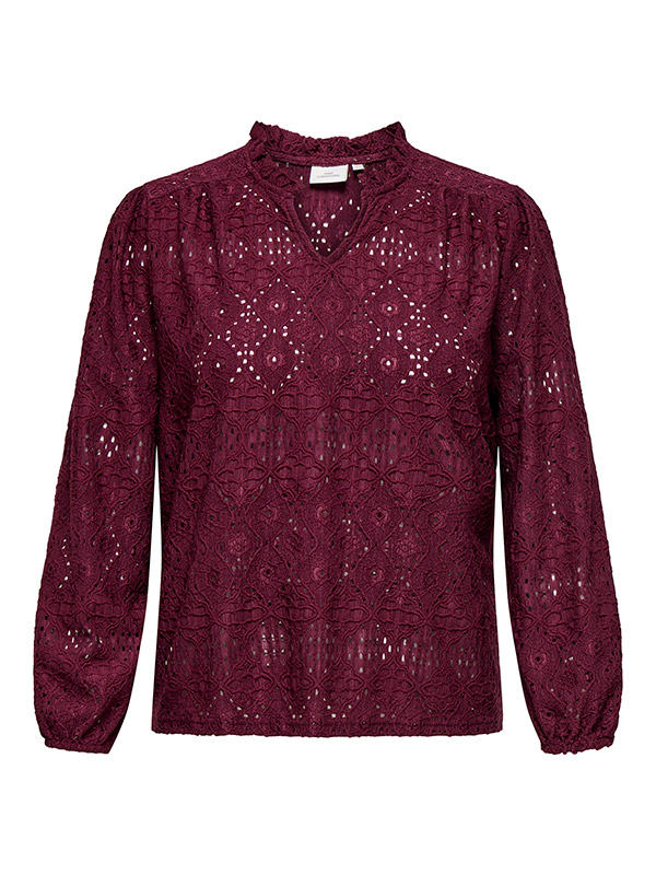 CARLUZIA - Plus Size Bluse fra Only Carmakoma