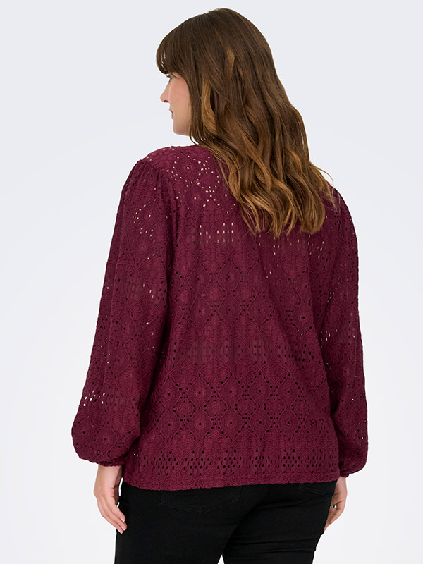 CARLUZIA - Plus Size Bluse fra Only Carmakoma