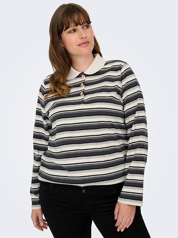 CARGLOBE - Plus Size Bluse fra Only Carmakoma