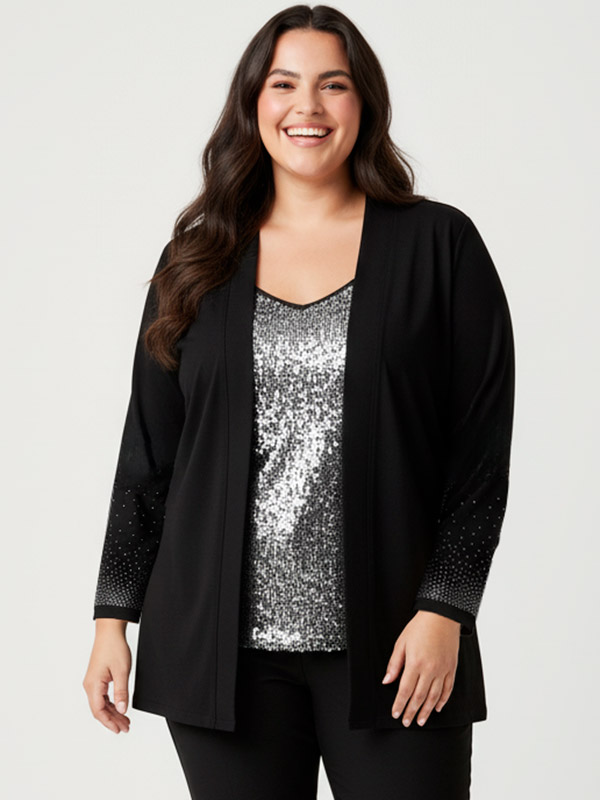 CARALBA - Plus Size Cardigan fra Only Carmakoma