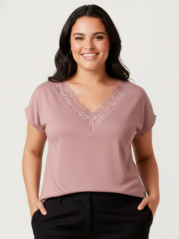 CARNICKY - Plus Size T-shirt fra Only Carmakoma