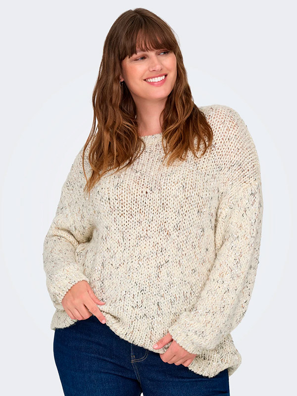 CARWINTER - Plus Size Genser fra Only Carmakoma
