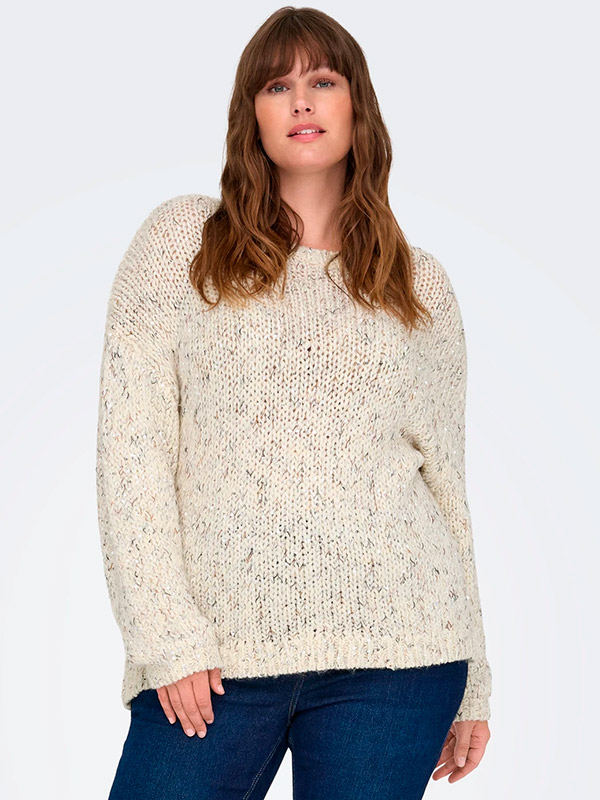 CARWINTER - Plus Size Genser fra Only Carmakoma