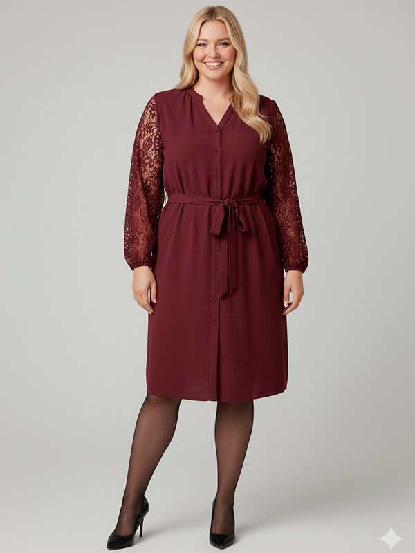 CARKAMMY - Plus Size Kjole fra Only Carmakoma