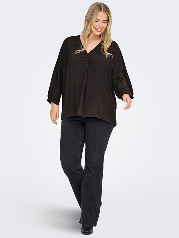 CARMETTA - Plus Size Bluse fra Only Carmakoma