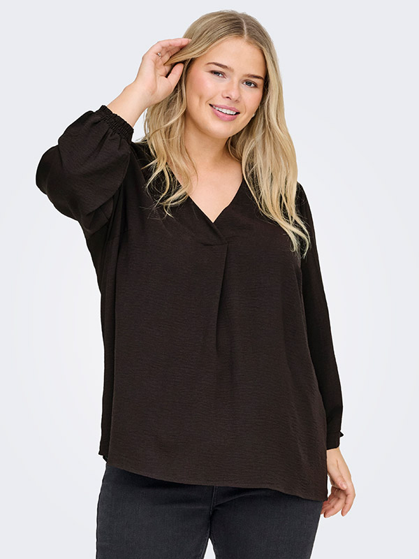 CARMETTA - Plus Size Bluse fra Only Carmakoma