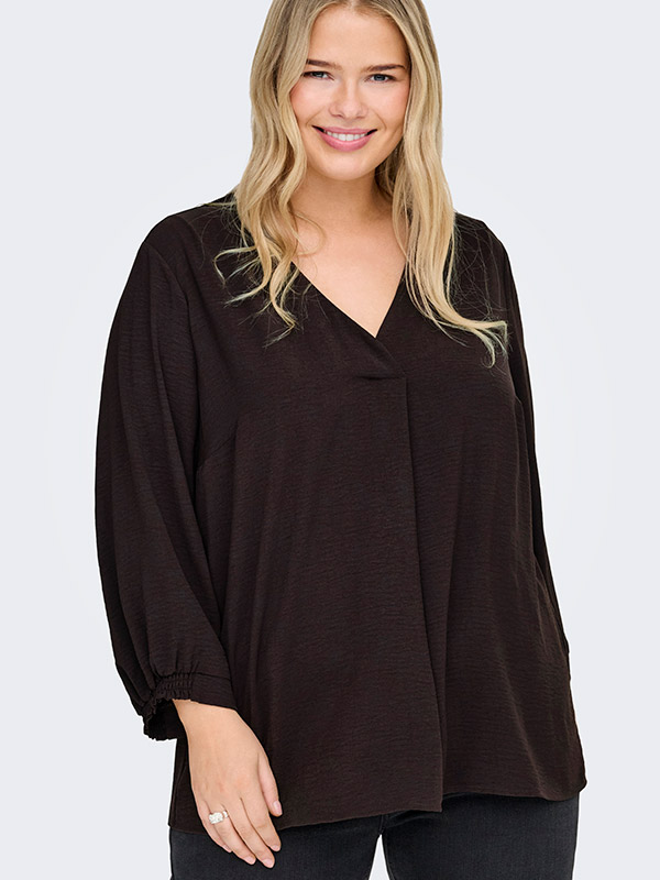 CARMETTA - Plus Size Bluse fra Only Carmakoma